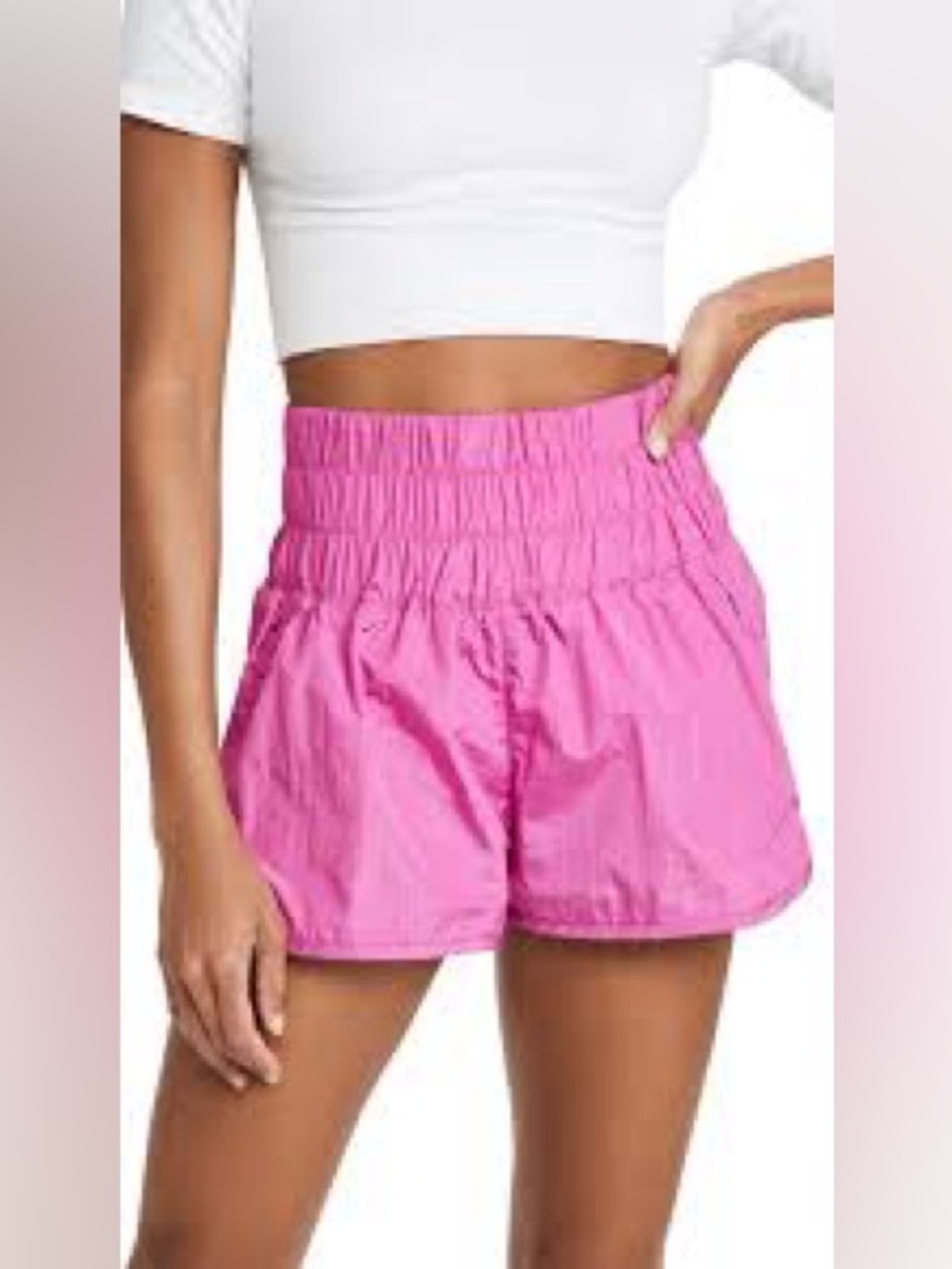 Free People FP Movement the way home shorts hot pink magenta